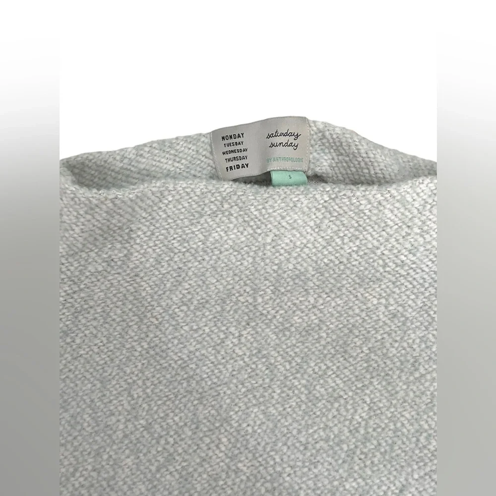 Anthropologie mock neck mint lounge top size small - Picture 4 of 8
